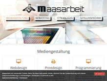 Tablet Screenshot of maasarbeit.com
